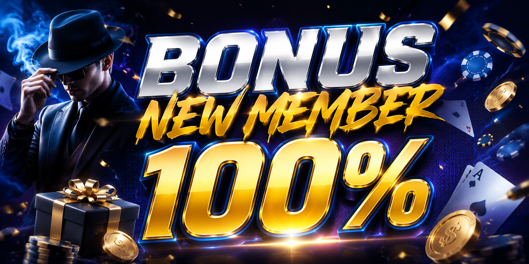 BONUS NEW MEMBER 100%